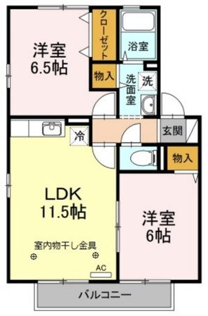 ドルフ・クレセント 弐番館の物件間取画像